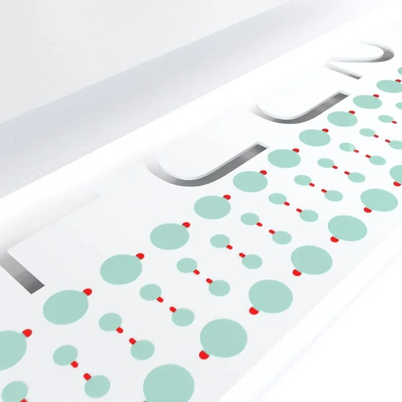 2UUL DA30 สติ๊กเกอร์ป้องกันกล้องโทรศัพท์ 1,000 ชิ้น/แพ็ค
