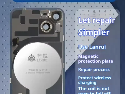 LANRUI-Z9-Z9S (10) LANRUI Z9 Z9S แผ่นแม่เหล็กป้องกันแผงชาร์จไร้สาย