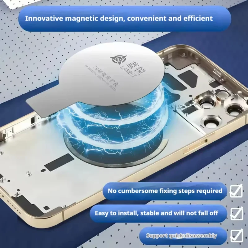 LANRUI Z9 Z9S แผ่นแม่เหล็กป้องกันแผงชาร์จไร้สาย
