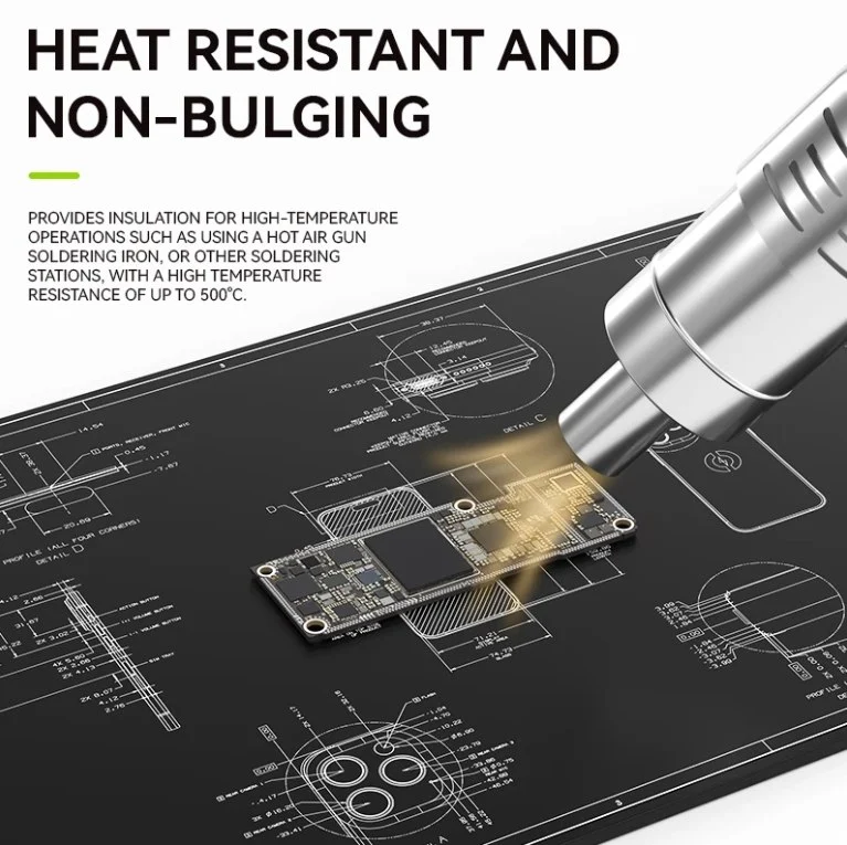 LUOWEI LW-M3 (5) LUOWEI LW-M3 แผ่นรองซ่อมทนความร้อน