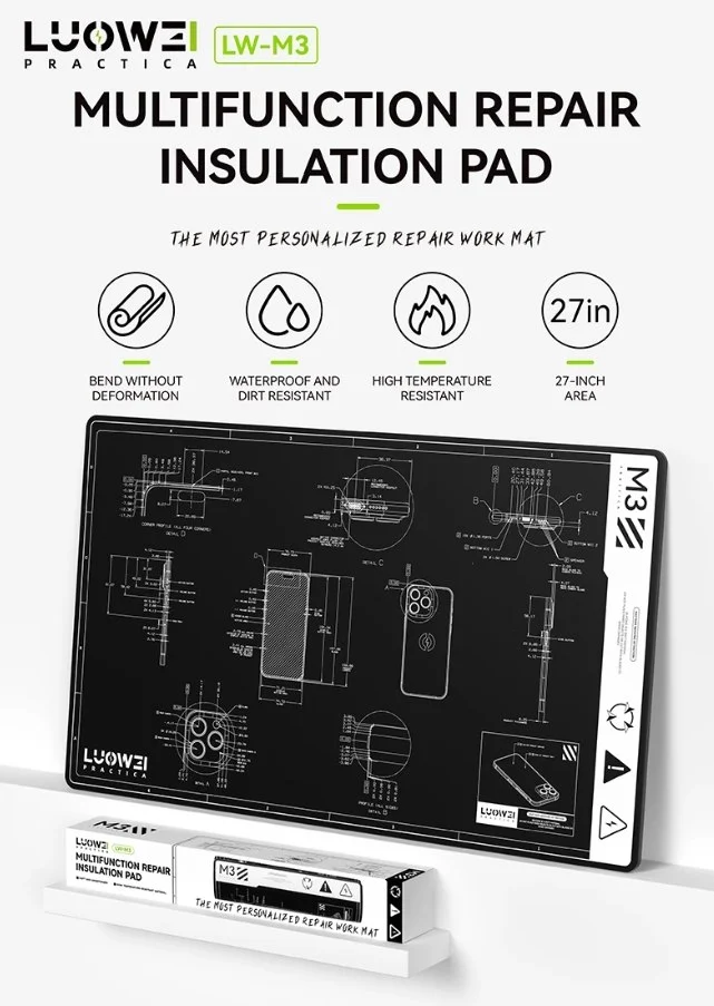 LUOWEI LW-M3 (7) LUOWEI LW-M3 แผ่นรองซ่อมทนความร้อน