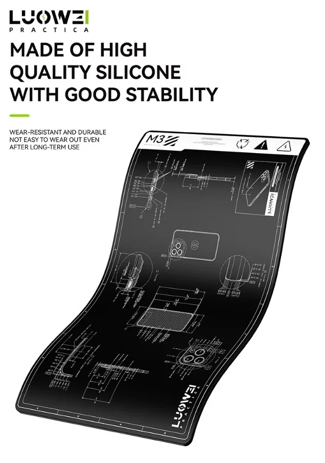 LUOWEI LW-M3 (9) LUOWEI LW-M3 แผ่นรองซ่อมทนความร้อน