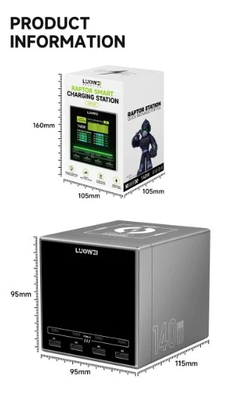 LUOWEI LW-U1 (7) LUOWEI-LW-U1 แท่นชาร์จกำลังสูง