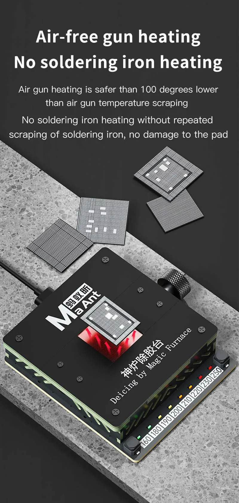 MAANT-SL2 แท่นวอมไอซีเพื่อลอกกาว