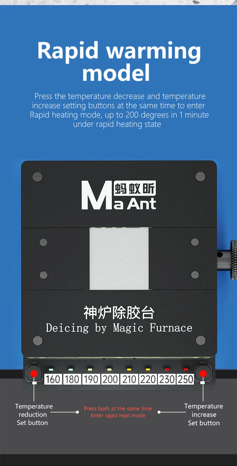 MAANT-SL2 แท่นวอมไอซีเพื่อลอกกาว