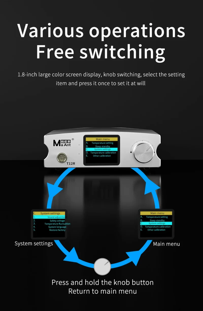 MAANT-T12R หัวแร้ง75วัต์ พร้อมปลาย3อัน