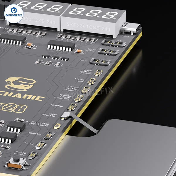 MECHANIC-MAX28 (4) MECHANIC MAX28 บอร์ดเปิดใช้งานแบตเตอรี่สำหรับ iPhone 8-16 Pro Max และ Android
