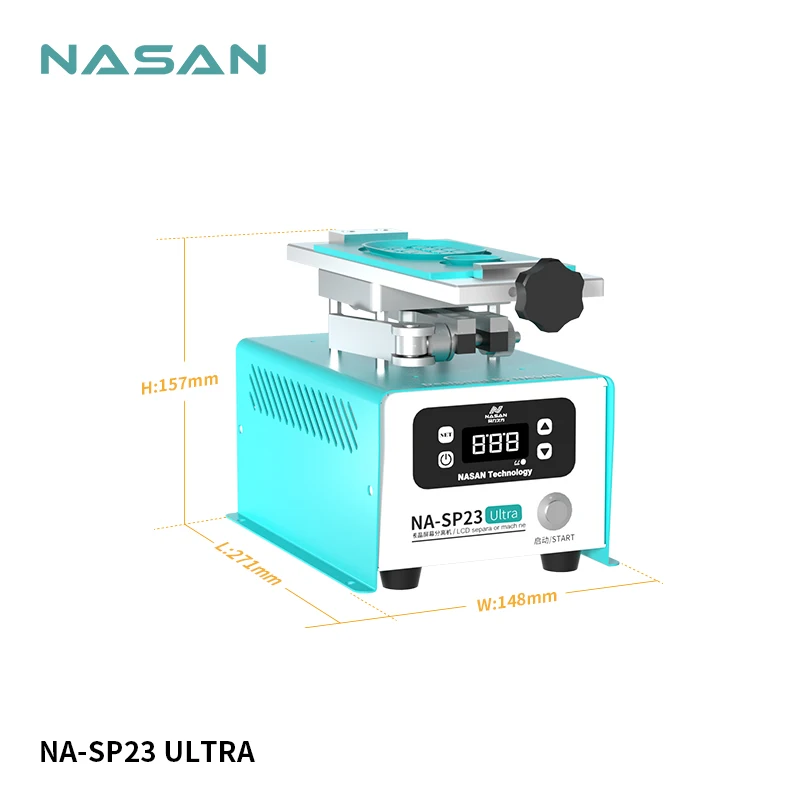 NASAN NA-SP23 Ultra1 (2) เครื่องทำความร้อนหน้าจอ LCD แบบหมุนขนาด 7 นิ้ว NASAN NA-SP23 Ultra