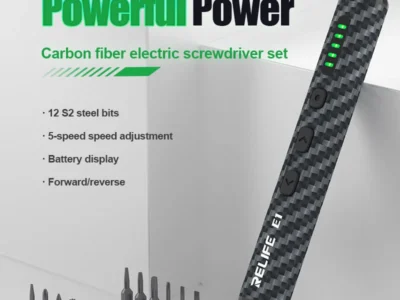 RELIFE E1 ชุดไขควงไฟฟ้าคาร์บอนไฟเบอร์