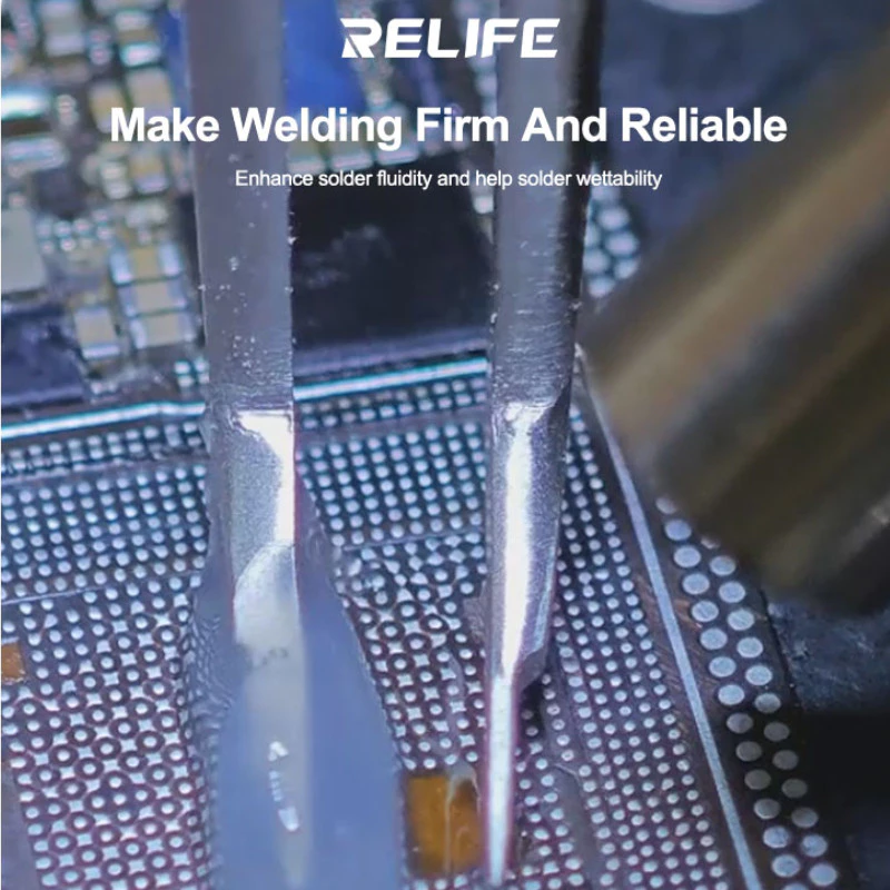 RELIFE F-23 100g ฟลักซ์ ช่วยบัดกรีและวางบอร์ด/ไอซี