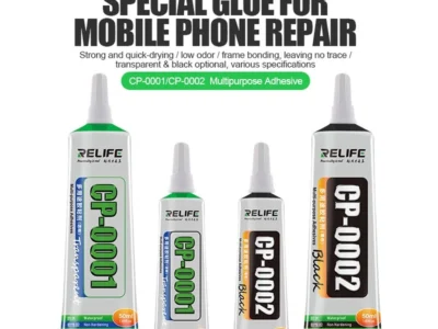 RELIFE กาว CP-0001 สีดำ CP-0002ใส ยืดหยุ่นสูง กาวเหลวสำหรับกรอบโทรศัพท์ หน้าจอ/ฝาหลัง