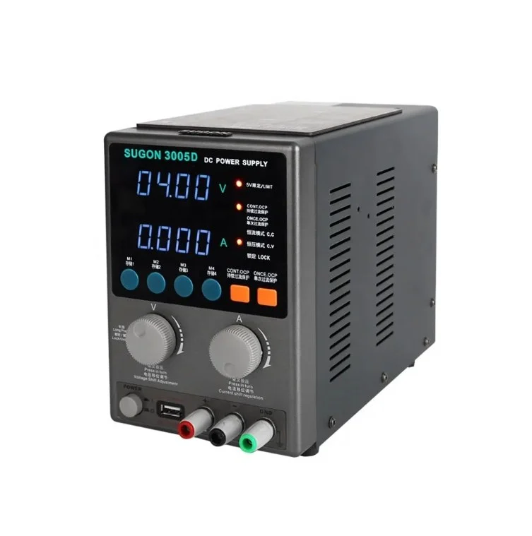 SUGON 3005D (6) SUGON 3005D แหล่งจ่ายไฟ DC แบบดิจิตอลปรับได้ 30V 5A