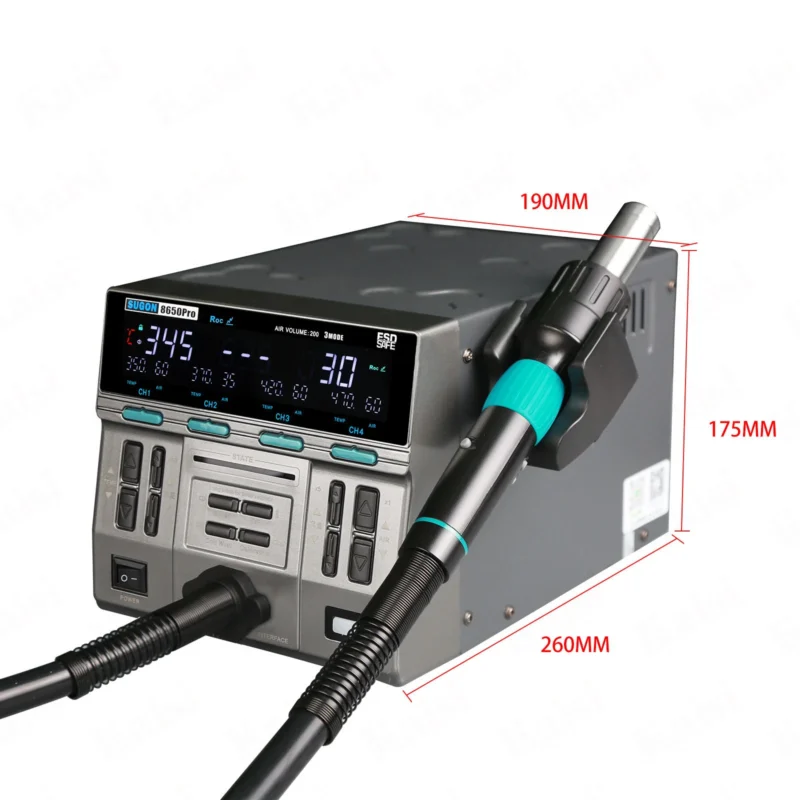 SUGON 8650 Pro เครื่องเป่าลมร้อน ปรับที่ด้ามจับได้