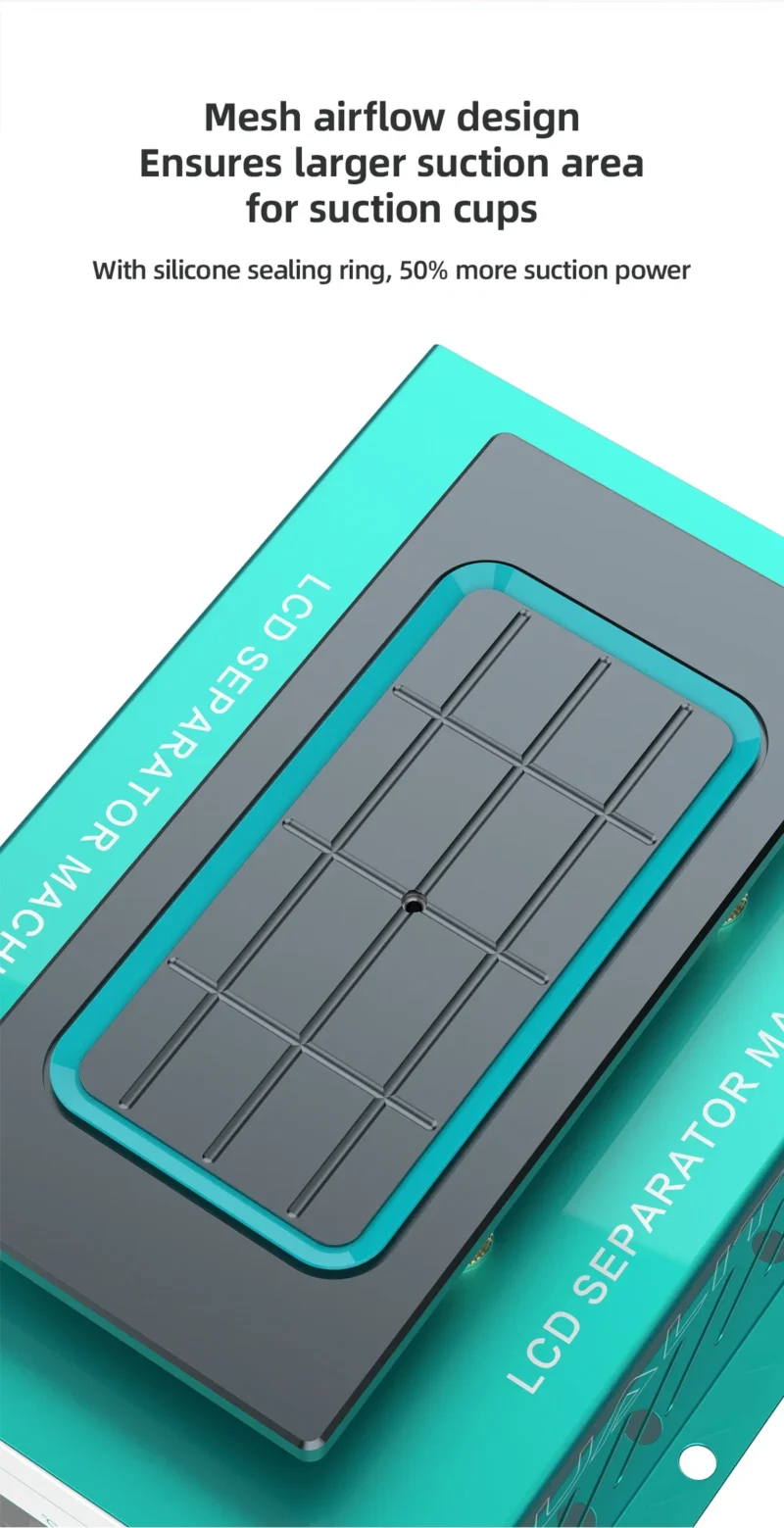 UYUE 958S เครื่องแยกหน้าจอ LCD แบบทำความร้อนอัตโนมัติ ขนาด 7 นิ้ว