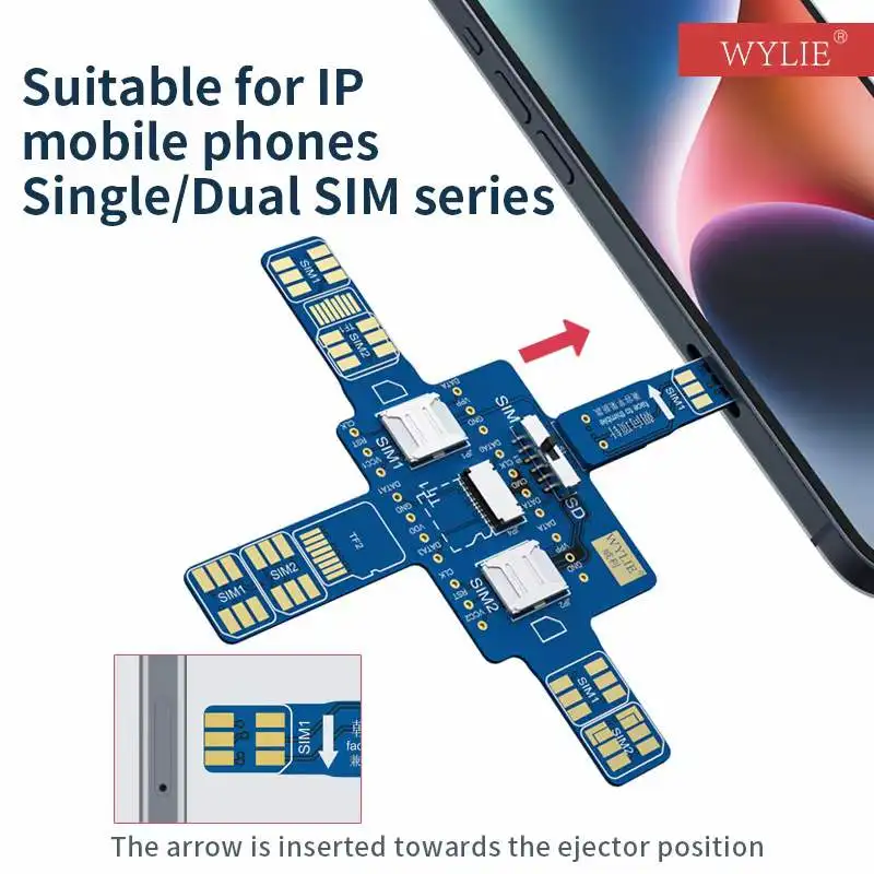 WYLIE 4USB แผงทดสอบซิมการ์ด