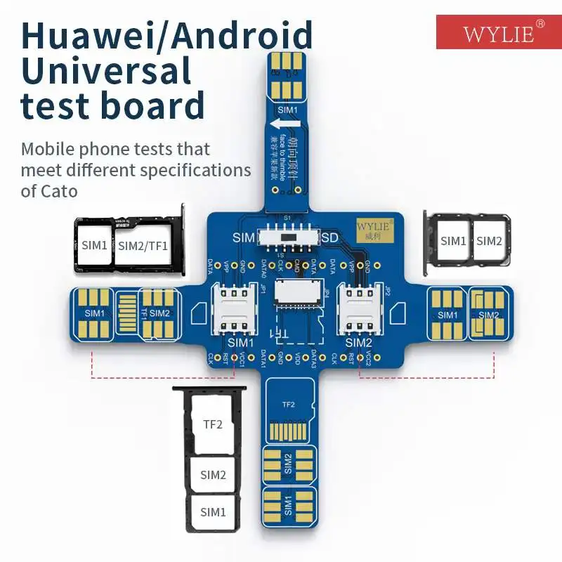WYLIE 4USB (3) WYLIE 4USB แผงทดสอบซิมการ์ด