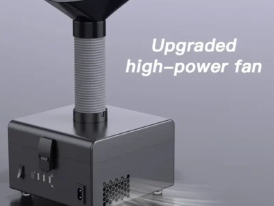 WYLIE WL-802S เครื่องดูดควันแบบใหม่ เครื่องดูดควันแบบตั้งโต๊ะสำหรับเชื่อมซ่อมโทรศัพท์ดูดซับควัน