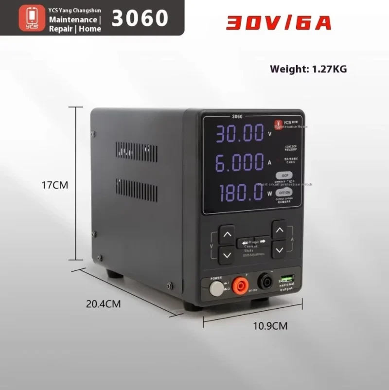 YCS 3060 เพาเวอร์ซัพพลาย 30V 6A 180W