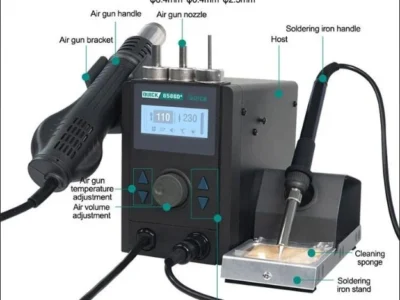เครื่องเป่าลมร้อน QUICK 8586D+ (2) เครื่องเป่าลมร้อน QUICK 8586D+