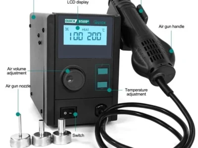 เครื่องเป่าลมร้อน QUICK 858D+ (3) เครื่องเป่าลมร้อน QUICK 858D+