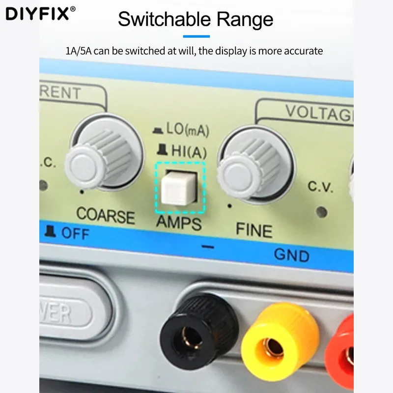 SUNSHINE P-3005D แหล่งจ่ายไฟ DC แบบควบคุม (0-30V, 0-5A)
