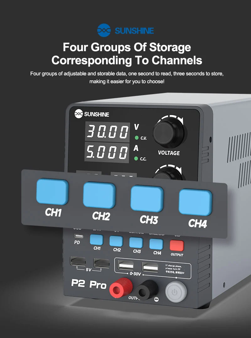 SUNSHINE P2 PRO แหล่งจ่ายไฟ DC